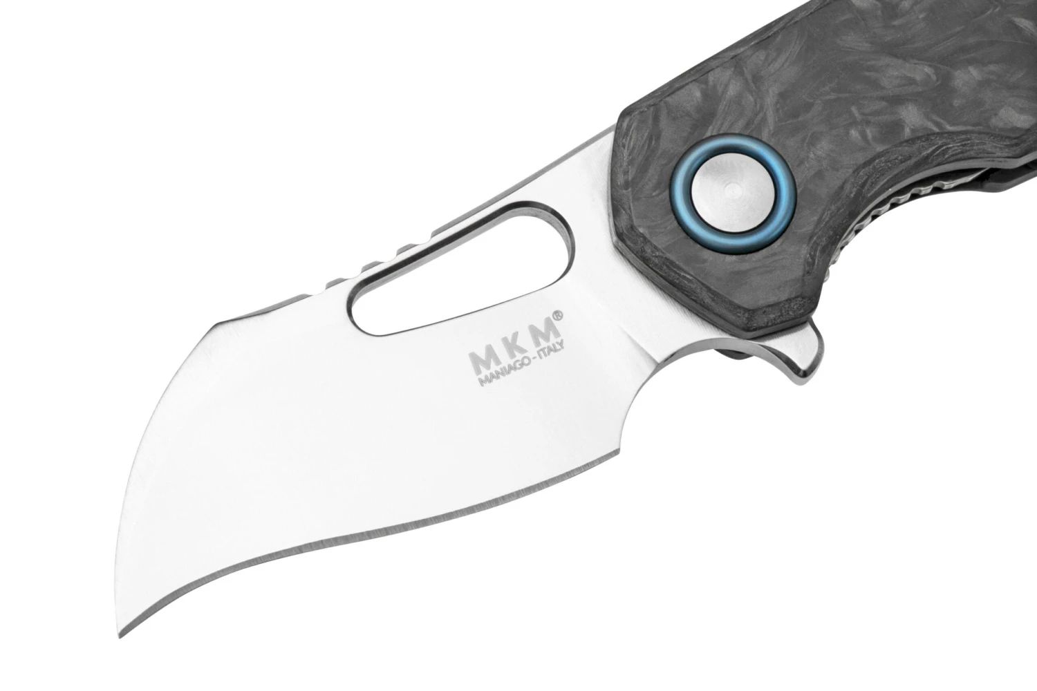 MKM Isonzo FX03M-1CM Hawkbill Marble Carbon Fiber Navaja, Diseño Jesper Voxnaes 5 MKM Isonzo FX03M-1CM Hawkbill Marble Carbon Fiber Navaja, Diseño Jesper Voxnaes - Imagen 3