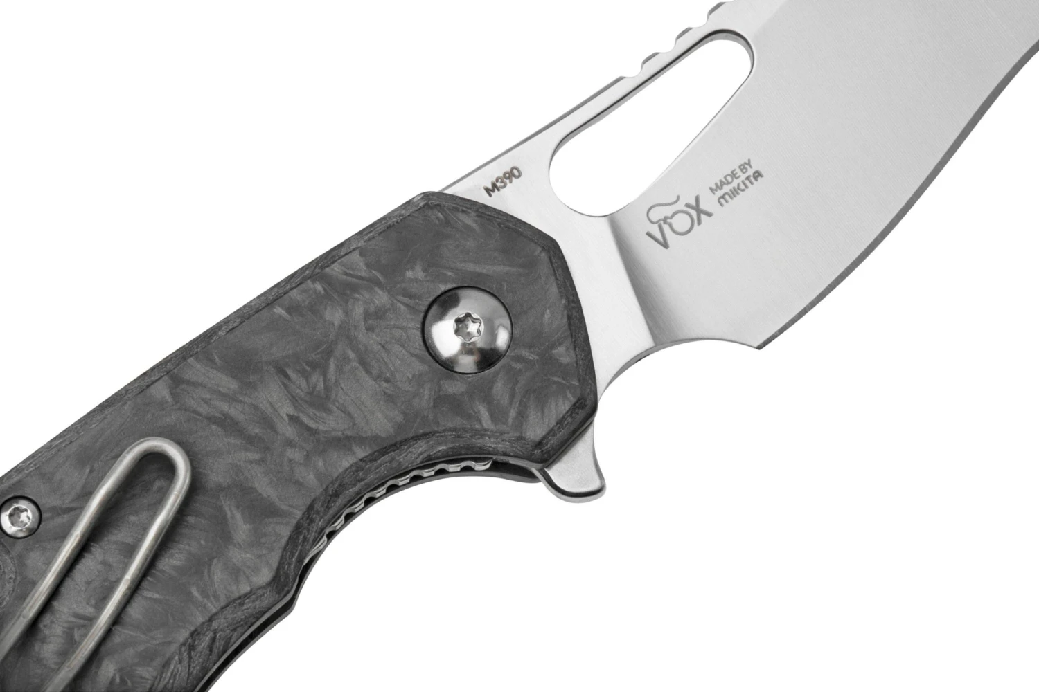 MKM Isonzo FX03M-1CM Hawkbill Marble Carbon Fiber Navaja, Diseño Jesper Voxnaes 7 MKM Isonzo FX03M-1CM Hawkbill Marble Carbon Fiber Navaja, Diseño Jesper Voxnaes - Imagen 5