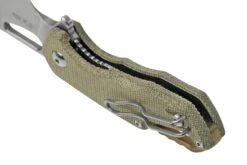 MKM Isonzo FX03M-1GC Hawkbill M390, Green Canvas Micarta Navaja, Jesper Voxnaes Design -Knives And Tools Comercio MMK FX03M 1GC 04 mkm