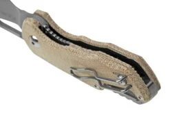 MKM Isonzo FX03M-2NC Cleaver M390, Natural Canvas Micarta Navaja, Jesper Voxnaes Design -Knives And Tools Comercio MMK FX03M 2NC 04 mkm