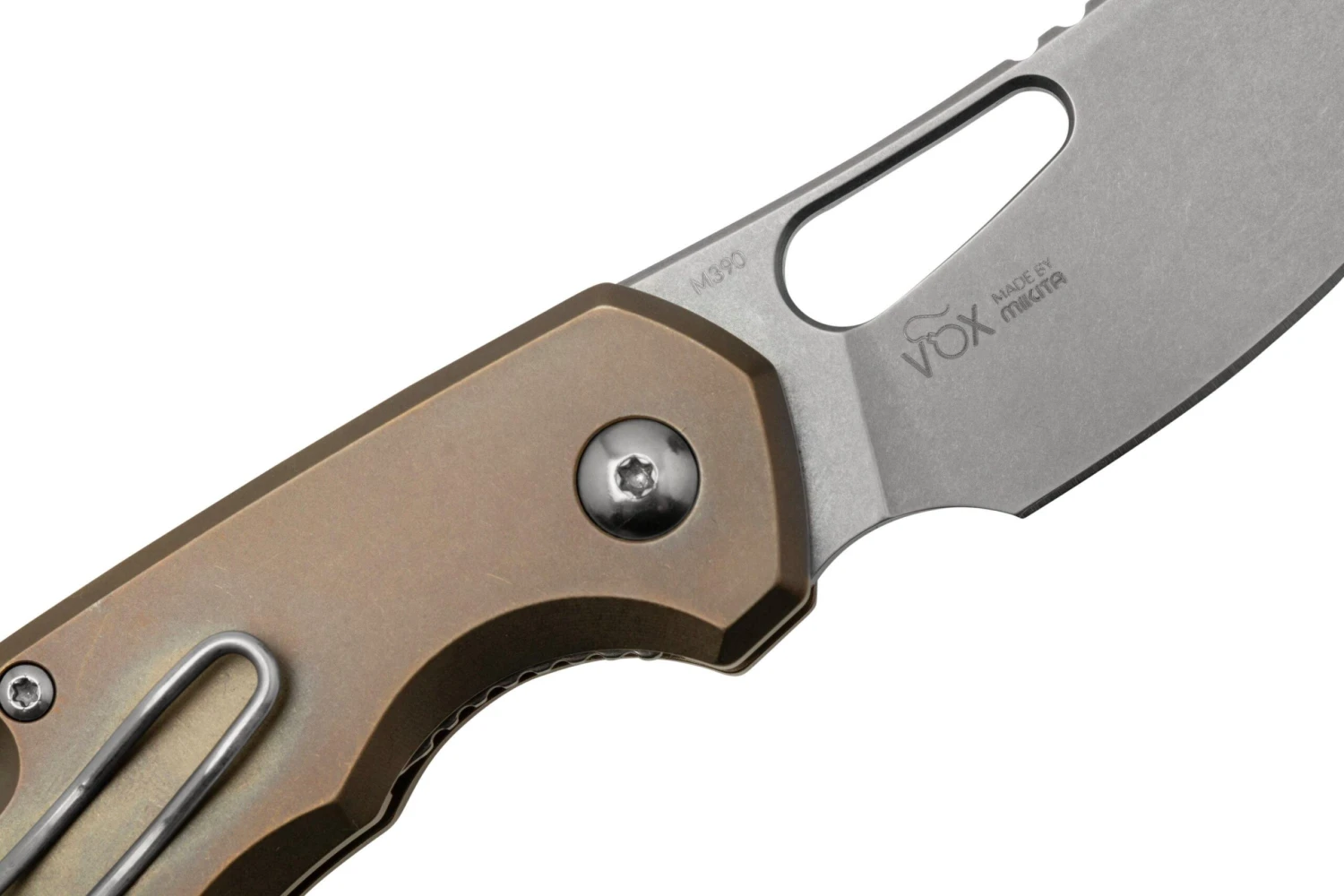 MKM Isonzo FX03M-2TBR, Cleaver Stonewashed Böhler M390 Bronze Titanium, Navaja 7 MKM Isonzo FX03M-2TBR, Cleaver Stonewashed Böhler M390 Bronze Titanium, Navaja - Imagen 5