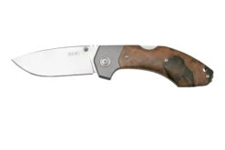 MKM Hero Stonewashed, Walnut Wood, Titanium Bolsters, Navaja