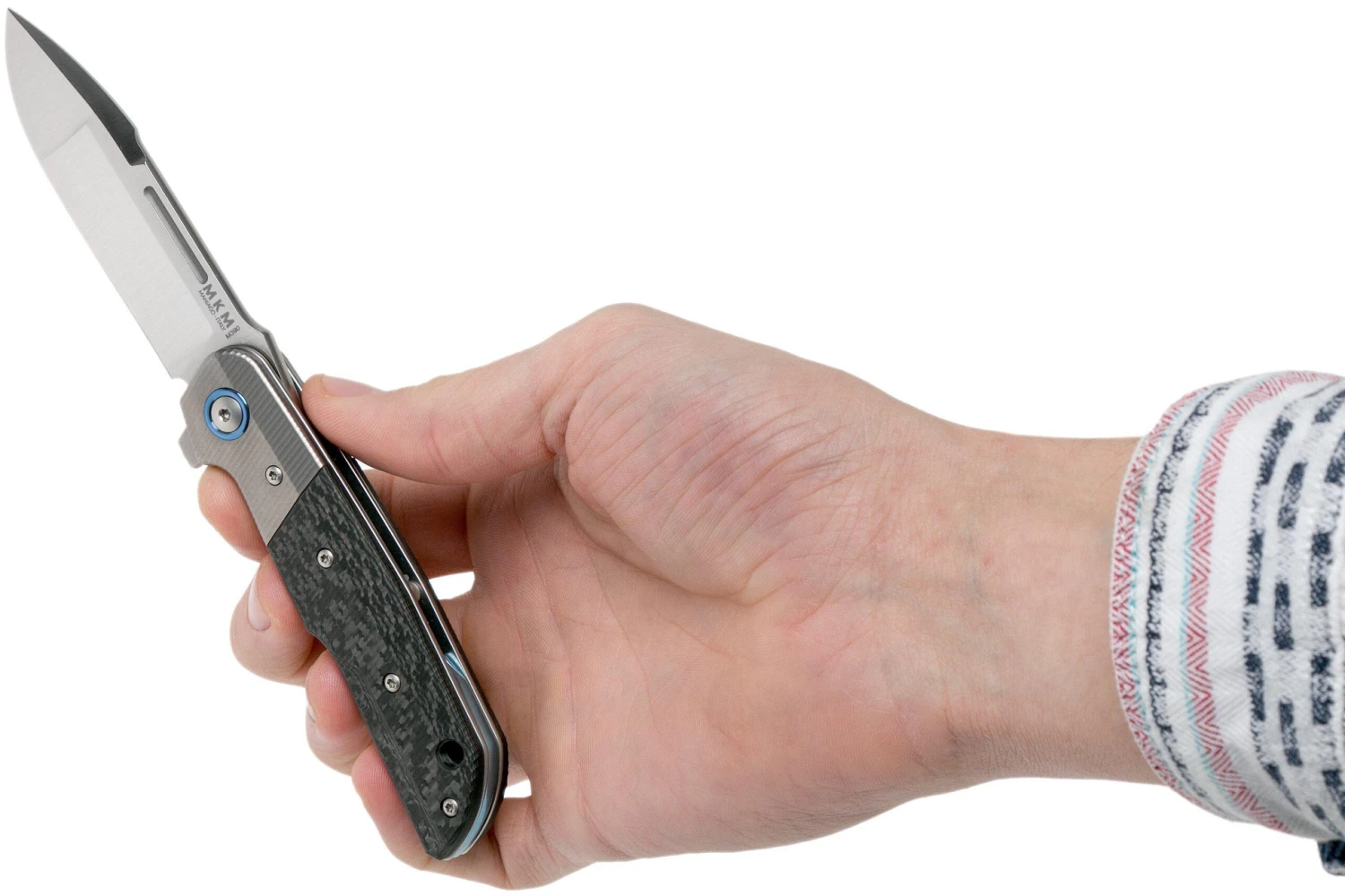 MKM Clap LS01-CT Titanium, Carbonfiber Navaja, Bob Terzuola Design 10 MKM Clap LS01-CT Titanium, Carbonfiber Navaja, Bob Terzuola Design - Imagen 8