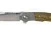 MKM Clap LS01-GCT Titanium, Green Canvas Micarta Navaja, Bob Terzuola Design -Knives And Tools Comercio MMK LS01 GCT 01 mkm knives