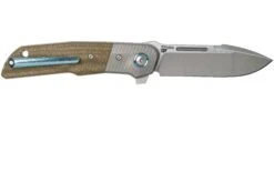 MKM Clap LS01-GCT Titanium, Green Canvas Micarta Navaja, Bob Terzuola Design 11 MKM Clap LS01-GCT Titanium, Green Canvas Micarta Navaja, Bob Terzuola Design -Knives And Tools Comercio MMK LS01 GCT 02 mkm knives