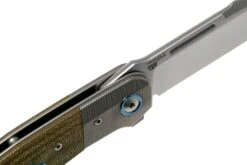 MKM Clap LS01-GCT Titanium, Green Canvas Micarta Navaja, Bob Terzuola Design 15 MKM Clap LS01-GCT Titanium, Green Canvas Micarta Navaja, Bob Terzuola Design -Knives And Tools Comercio MMK LS01 GCT 06 mkm knives