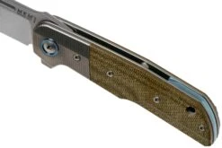 MKM Clap LS01-GCT Titanium, Green Canvas Micarta Navaja, Bob Terzuola Design 16 MKM Clap LS01-GCT Titanium, Green Canvas Micarta Navaja, Bob Terzuola Design -Knives And Tools Comercio MMK LS01 GCT 07 mkm knives