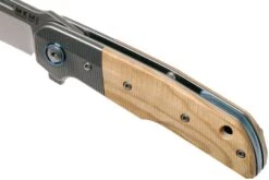 MKM Clap LS01-OT Titanium, Olive Navaja, Bob Terzuola Design -Knives And Tools Comercio MMK LS01 OT 07 mkm knives