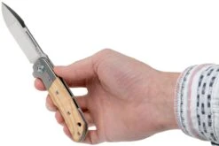 MKM Clap LS01-OT Titanium, Olive Navaja, Bob Terzuola Design -Knives And Tools Comercio MMK LS01 OT 08 mkm knives