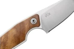 MKM Makro 1 Droppoint MK-MA01-O Olive Wood, Cuchillo Fijo, Diseño Jesper Voxnaes -Knives And Tools Comercio MMK MA01 O 05 mkm