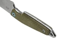 MKM Makro 2 Sheepfoot, Stonewashed Green Canvas Micarta Cuchillo Fijo, Jesper Voxnaes Design -Knives And Tools Comercio MMK MA02 GC 04 mkm