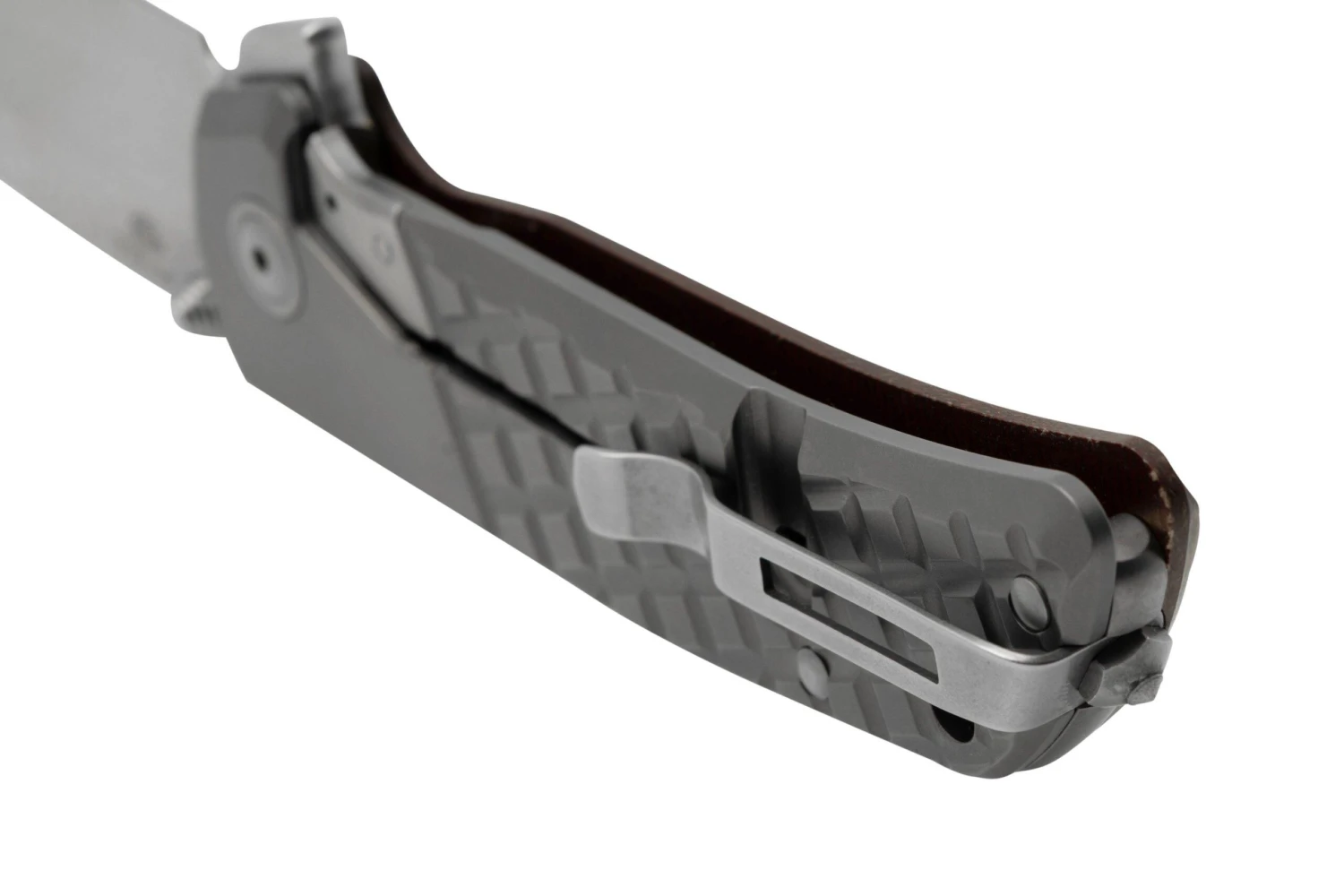 MKM Maximo MM-BUCT Burgundy Canvas Micarta Navaja, Diseño De Bob Terzuola 6 MKM Maximo MM-BUCT Burgundy Canvas Micarta Navaja, Diseño De Bob Terzuola - Imagen 4