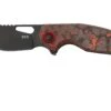 MKM Vincent VCV-CLD Black PVD VANAX, Lava Flow Carbon Fibre, Red Aluminum Navaja, Diseño De Jesper Voxnaes -Knives And Tools Comercio MMK VCV CLD 01 mkm