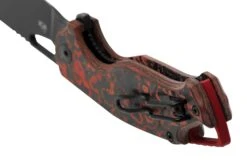 MKM Vincent VCV-CLD Black PVD VANAX, Lava Flow Carbon Fibre, Red Aluminum Navaja, Diseño De Jesper Voxnaes -Knives And Tools Comercio MMK VCV CLD 04 mkm