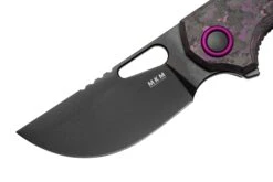 MKM Vincent VCV-CPD Black PVD VANAX, Purple Haze Carbon Fibre, Purple Aluminum Navaja, Diseño De Jesper Voxnaes -Knives And Tools Comercio MMK VCV CPD 03 mkm