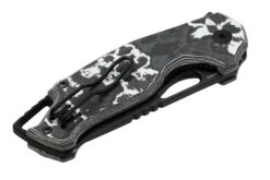 MKM Vincent VCV-CWD Black PVD VANAX, White Storm Carbon Fibre, Black Aluminum Navaja, Diseño De Jesper Voxnaes 15 MKM Vincent VCV-CWD Black PVD VANAX, White Storm Carbon Fibre, Black Aluminum Navaja, Diseño De Jesper Voxnaes -Knives And Tools Comercio MMK VCV CWD 07 mkm