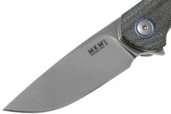 MKM Timavo VP02-BC Black Canvas Micarta Stonewash Navaja, Diseño Voxnaes -Knives And Tools Comercio MMK VP02 BC 03 mkm knives