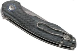 MKM Timavo VP02-BC Black Canvas Micarta Stonewash Navaja, Diseño Voxnaes -Knives And Tools Comercio MMK VP02 BC 04 mkm knives