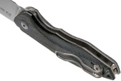 MKM Timavo VP02-BC Black Canvas Micarta Stonewash Navaja, Diseño Voxnaes -Knives And Tools Comercio MMK VP02 BC 05 mkm knives