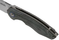 MKM Timavo VP02-BC Black Canvas Micarta Stonewash Navaja, Diseño Voxnaes -Knives And Tools Comercio MMK VP02 BC 07 mkm knives