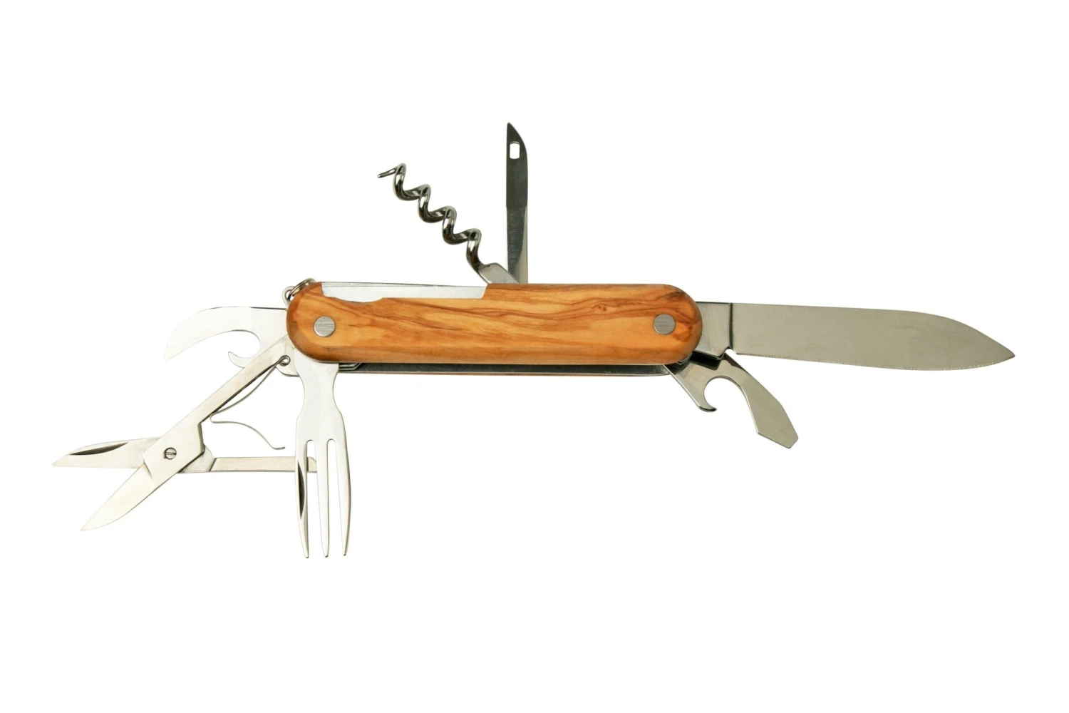 Mercury Multi-Tool Knife 913-7LC Olive Wood, 7 Funciones, Navaja 4 Mercury Multi-Tool Knife 913-7LC Olive Wood, 7 Funciones, Navaja - Imagen 2