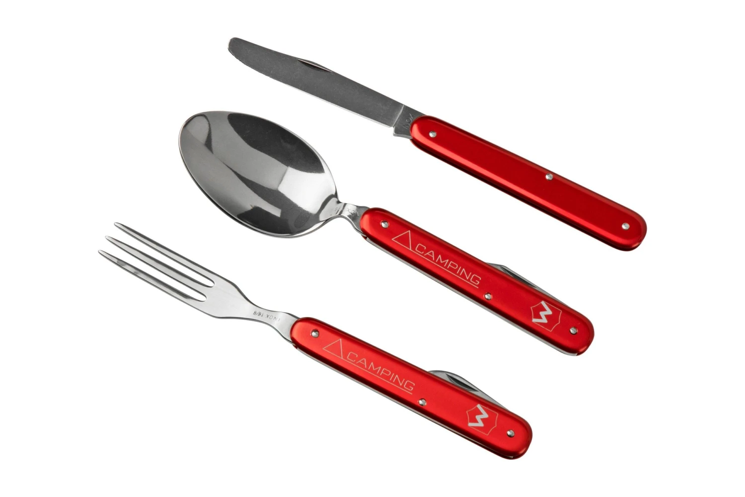 Mercury Trip Set 992-5AC Red Aluminum, Cubiertos De Exterior 3 Mercury Trip Set 992-5AC Red Aluminum, Cubiertos De Exterior