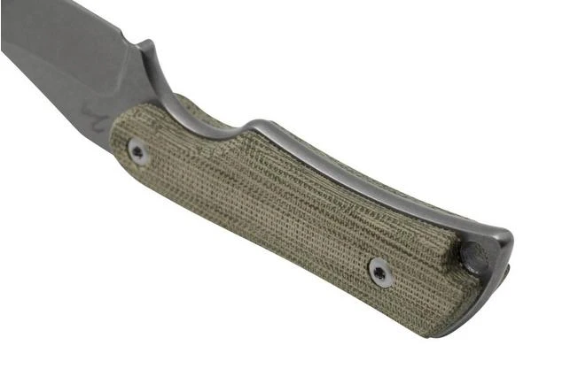 Mercury Kali N690 Stonewashed Clip Point, Green Canvas Micarta, Cuchillo Fijo 6 Mercury Kali N690 Stonewashed Clip Point, Green Canvas Micarta, Cuchillo Fijo - Imagen 4