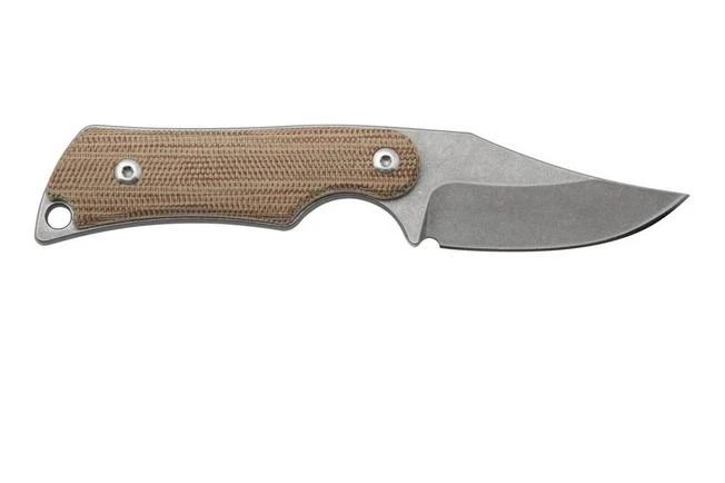Mercury Kali N690 Stonewashed Clip Point, Natural Canvas Micarta, Cuchillo Fijo 4 Mercury Kali N690 Stonewashed Clip Point, Natural Canvas Micarta, Cuchillo Fijo - Imagen 2