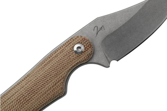 Mercury Kali N690 Stonewashed Clip Point, Natural Canvas Micarta, Cuchillo Fijo 7 Mercury Kali N690 Stonewashed Clip Point, Natural Canvas Micarta, Cuchillo Fijo - Imagen 5