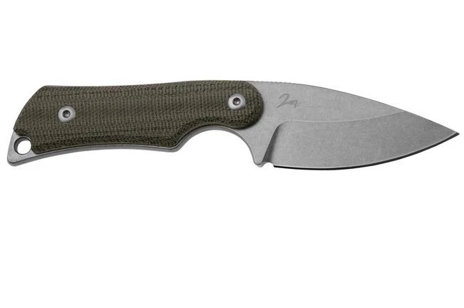 Mercury Kali 9KALIDP-GCFC, N690 Stonewashed Drop Point, Natural Canvas Micarta, Cuchillo Fijo 4 Mercury Kali 9KALIDP-GCFC, N690 Stonewashed Drop Point, Natural Canvas Micarta, Cuchillo Fijo - Imagen 2