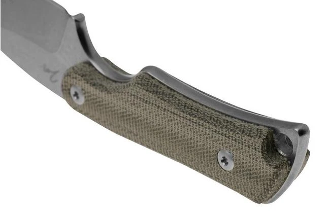 Mercury Kali 9KALIDP-GCFC, N690 Stonewashed Drop Point, Natural Canvas Micarta, Cuchillo Fijo 6 Mercury Kali 9KALIDP-GCFC, N690 Stonewashed Drop Point, Natural Canvas Micarta, Cuchillo Fijo - Imagen 4