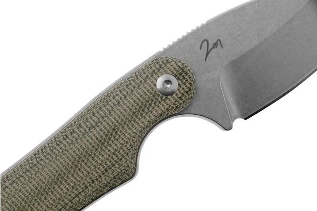 Mercury Kali 9KALIDP-GCFC, N690 Stonewashed Drop Point, Natural Canvas Micarta, Cuchillo Fijo 7 Mercury Kali 9KALIDP-GCFC, N690 Stonewashed Drop Point, Natural Canvas Micarta, Cuchillo Fijo - Imagen 5