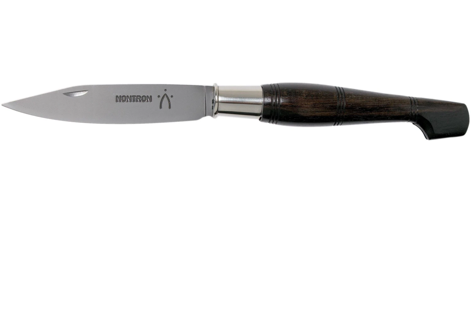 Nontron No. 25 Turning Ferrule, Ebony, Forma De Zueco NN25EB Navaja 3 Nontron No. 25 Turning Ferrule, Ebony, Forma De Zueco NN25EB Navaja