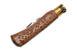 Old Bear Classical Carved Walnut M, 9307-19-LNI Navaja -Knives And Tools Comercio OB9307 19 LNI 04 oldbear