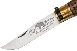 Old Bear Classical Carved Walnut L, 9307-21-LNI Navaja -Knives And Tools Comercio OB9307 21 LNI 03 oldbear