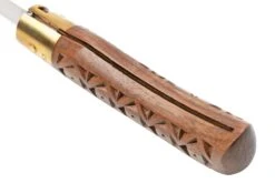 Old Bear Classical Carved Walnut L, 9307-21-LNI Navaja -Knives And Tools Comercio OB9307 21 LNI 05 oldbear