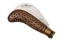 Old Bear Pruning Carved Walnut S, 9747-17-LNI Cuchillo De Jardinero -Knives And Tools Comercio OB9747 17 LNI 04 oldbear