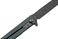 Ocaso Solstice Damascus 10IFB Fat Carbon Dark Matter Blue, Navaja -Knives And Tools Comercio OC10IFB 05 ocaso