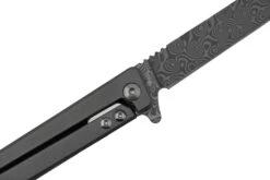 Ocaso Solstice Damascus 10IFR Fat Carbon Dark Matter Red, Navaja -Knives And Tools Comercio OC10IFR 05 ocaso