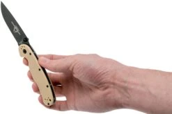 Ontario RAT-2 D2 Desert Tan, Plain Edge Black, 8830DT -Knives And Tools Comercio OKC8830DT 08 ontario