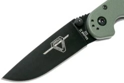 Ontario RAT-2 D2 OD Green, Plain Edge Black, 8830OD -Knives And Tools Comercio OKC8830OD 03 ontario