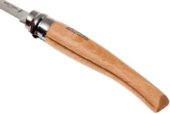 Opinel Navaja No. 10 Slim Line, Acero Inoxidable, Madera De Haya -Knives And Tools Comercio OP000517 05 opinel op000517 05