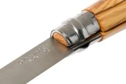 Opinel Navaja No. 8 Luxury Range Con Funda De Cuero, Madera De Olivo -Knives And Tools Comercio OP001004 07 opinel v201903