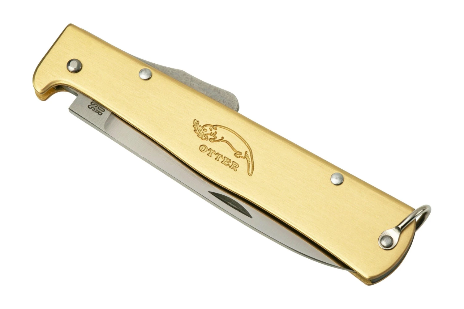 Otter Mercator 10-736 RG R Large Brass Stainless Pocketclip, Navaja 8 Otter Mercator 10-736 RG R Large Brass Stainless Pocketclip, Navaja - Imagen 6