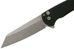 Pro-Tech Malibu 5205 Stonewashed 20CV Reverse Tanto, Black Textured Aluminum, Navaja -Knives And Tools Comercio PH5205 03 protech