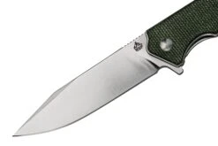 QSP Knife Mamba V2 QS111-I1 Satin, Green Micarta Navaja -Knives And Tools Comercio QS111 I1 03 qsp