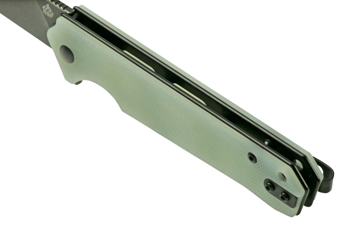 QSP Knife Mamba V2, QS111-J2, Blackwashed, Jade G10, Navaja 7 QSP Knife Mamba V2, QS111-J2, Blackwashed, Jade G10, Navaja - Imagen 5