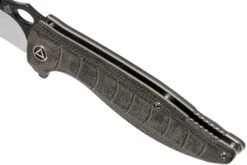 QSP Knife Locust QS117-B Black Flax Micarta Navaja -Knives And Tools Comercio QS117 B 07 qsp