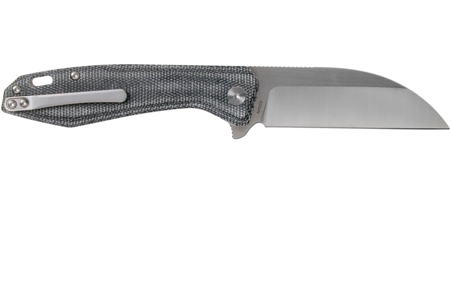 QSP Knife Pelican QS118-D2 Satin, Blue Micarta Navaja 4 QSP Knife Pelican QS118-D2 Satin, Blue Micarta Navaja - Imagen 2