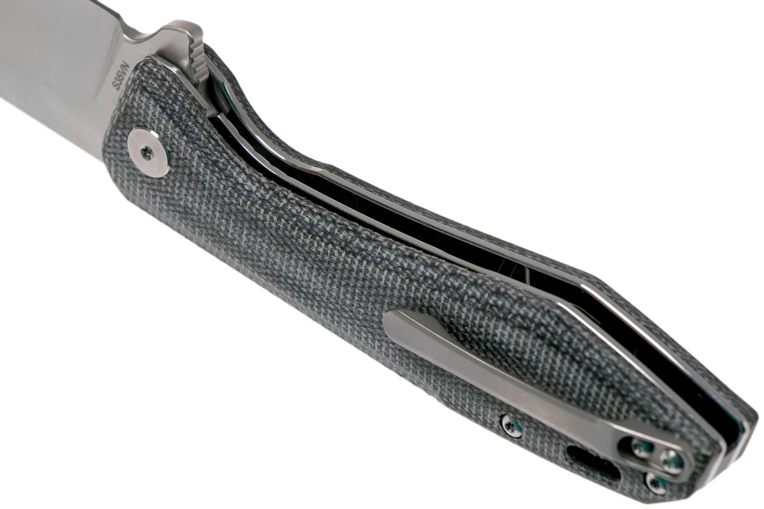 QSP Knife Pelican QS118-D2 Satin, Blue Micarta Navaja 7 QSP Knife Pelican QS118-D2 Satin, Blue Micarta Navaja - Imagen 5